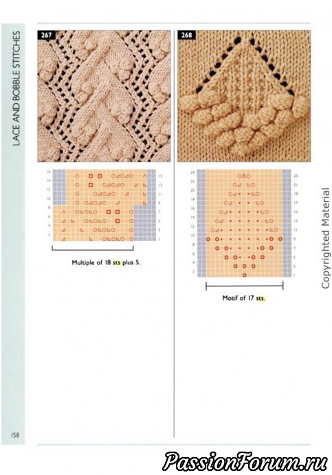 Новые узоры спицами 2