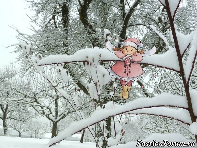 Новогодняя открытка для друзей.