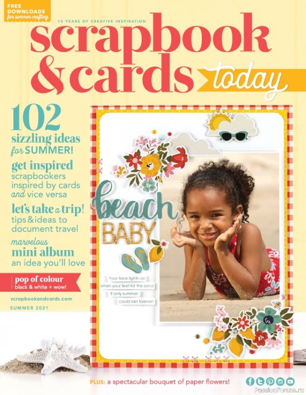 Журнал "Scrapbook & Cards Today - Summer" 2021