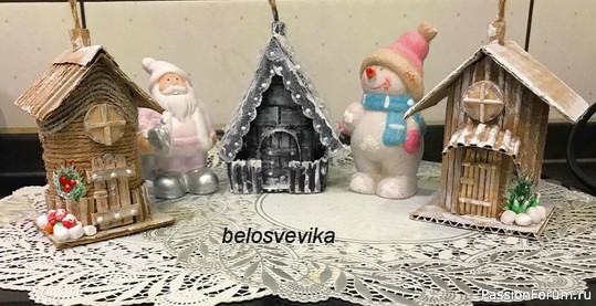 Сказочный домик из втулки. МК Сказочный домик из втулки. МК
