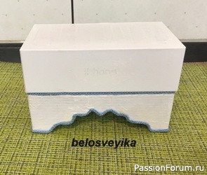 Декор коробки от телефона