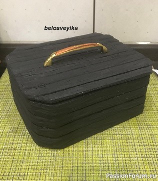 Шкатулка из картона Шкатулка из картона