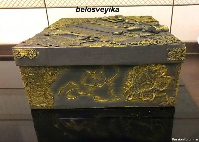 Шкатулка для рукодельницы.