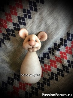 Мышка из капрона