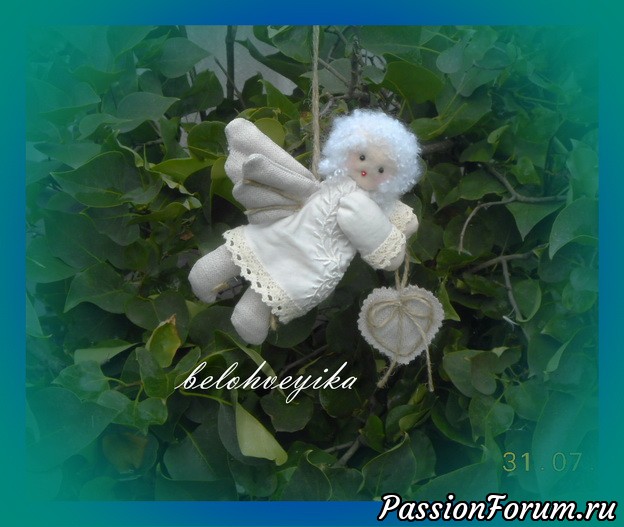 Ангелочек, текстильная кукла