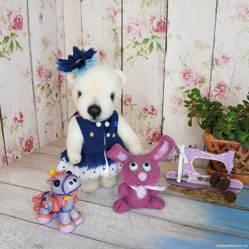 Малыши мишки, слоник и тигрястик (игрушки крючком)