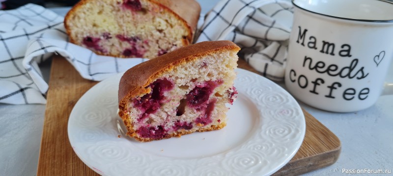 Быстрый Вишнёвый КЕКС! Скорее сохраняйте рецепт! Это простой и Вкусный кекс в Духовке