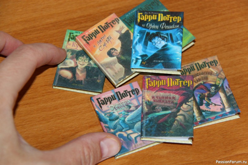 Миниатюрная серия книг про Гарри Поттера!