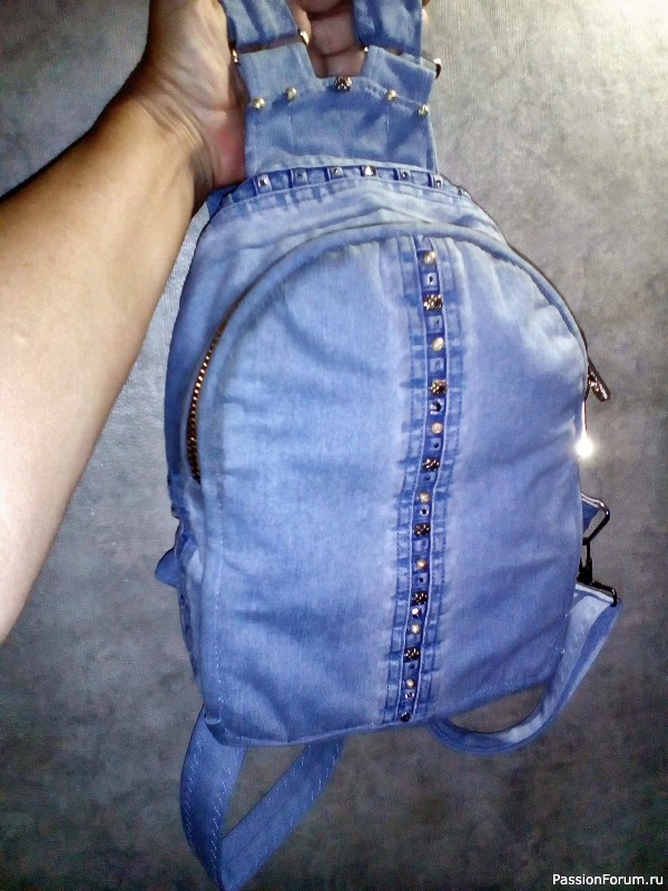 Рюкзак из джинсов