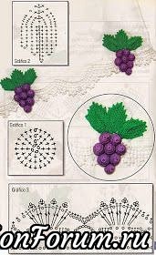 Крючок. Идеи, мотивы и орнаменты из интернета.