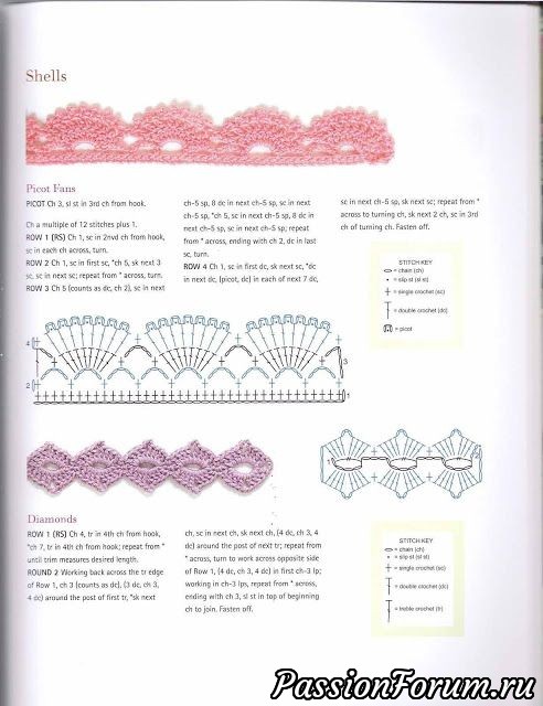 Крючок. Идеи, орнаменты из интернета.