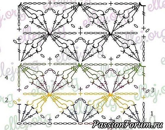 Крючок. Идеи, орнаменты и схемы из интернета.