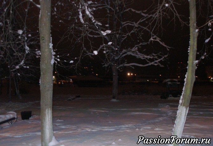 Ночные зимние снимки