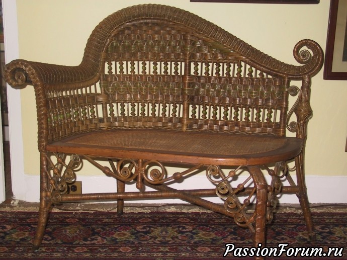 Плетеная старинная и современная мебель