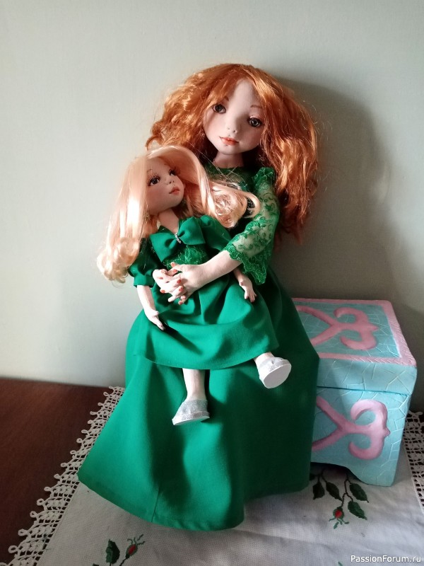 Мои новые текстильные куклы