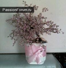 Деревья из бисера