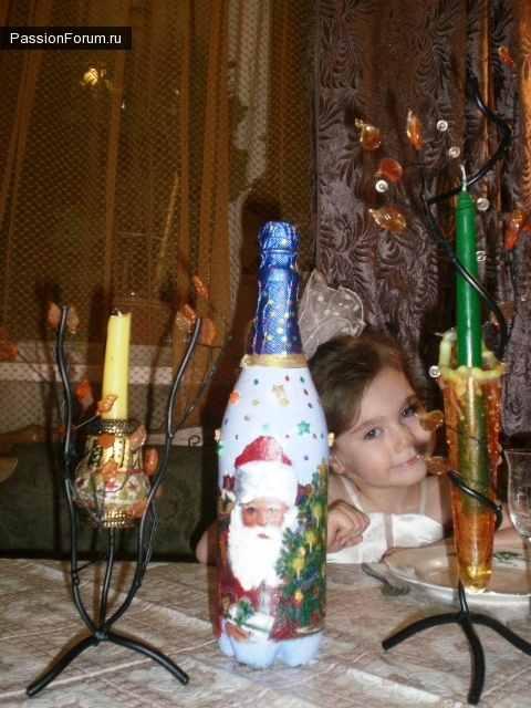 Новогодние бутылки