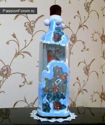 Один из способов получения кракелюра.