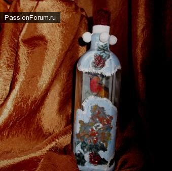 Один из способов получения кракелюра.