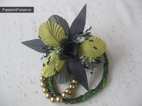 МК мак из ткани.http://vortexflowers.net/