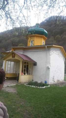 Поездка в Архыз. Лик Христа, древнее Аланское городище.