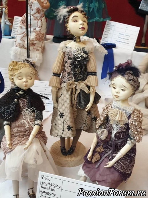 Выставка авторских кукол и мишек в Праге, ноябрь 2019. Часть 4я заключительная!
