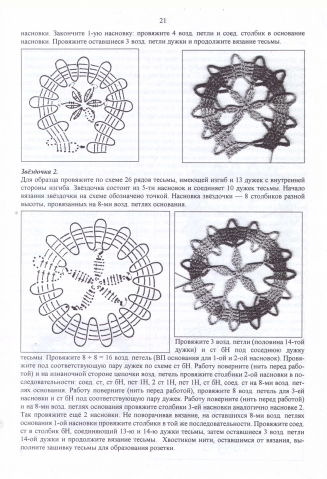 Вязание крючком по мотивам русского кружева