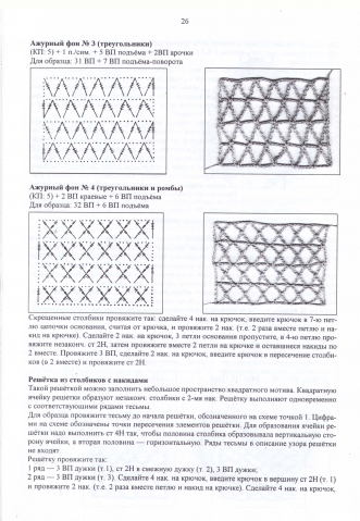 Вязание крючком по мотивам русского кружева