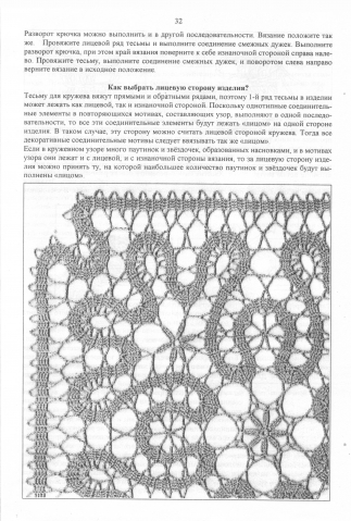 Вязание крючком по мотивам русского кружева