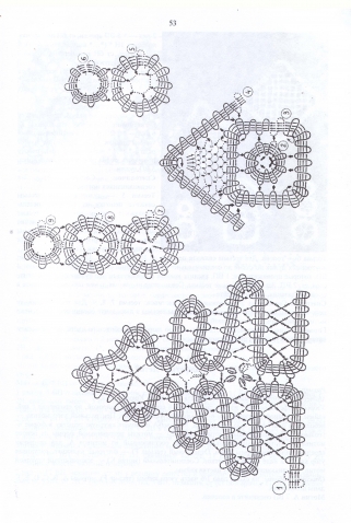 Вязание крючком по мотивам русского кружева