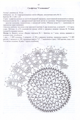 Вязание крючком по мотивам русского кружева