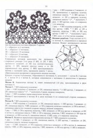 Вязание крючком по мотивам русского кружева