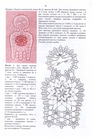 Вязание крючком по мотивам русского кружева