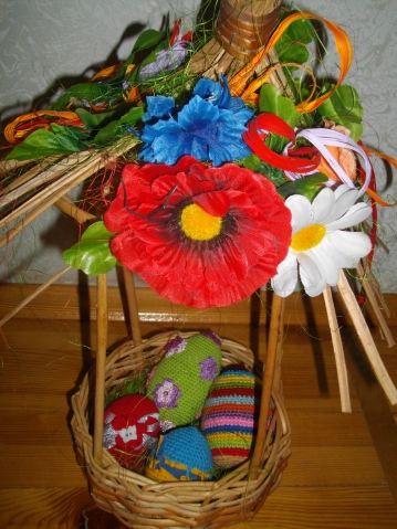 Пысанки (обвязаные)