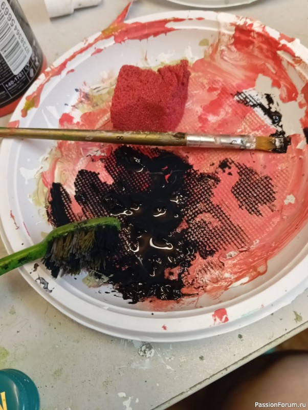 Интерьерная бутылка "Осенний лист"