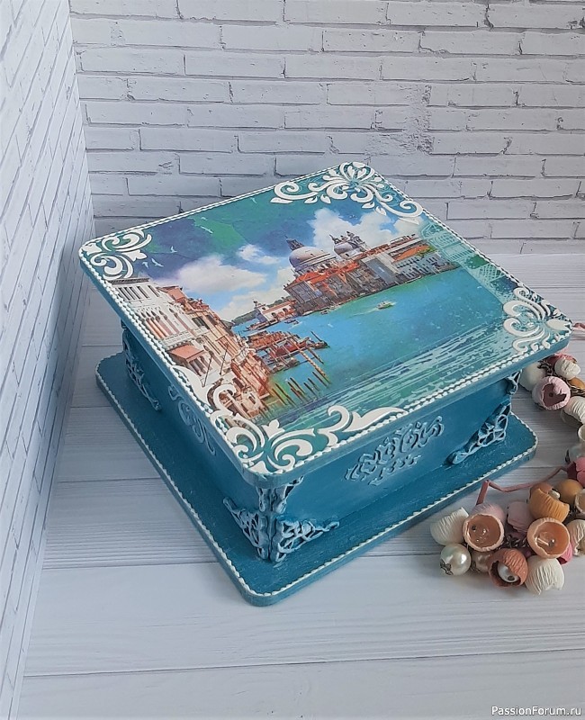 ДЕКУПАЖНАЯ АВАНТЮРА №1 2022. &quot;Море&quot; . Тема &quot; &laquo;Море, лодки, чайки, небеса&quot;