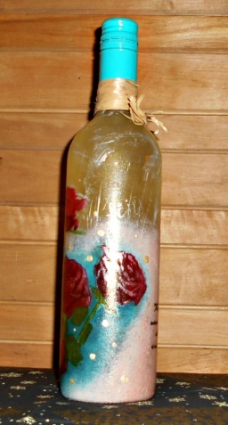 Декупаж бутылки