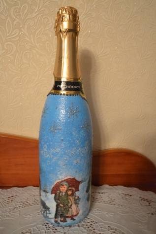 Бутылочки к Новому Году.
