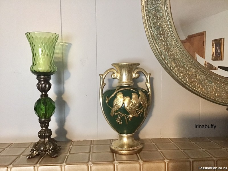 Декор ваз для камина.