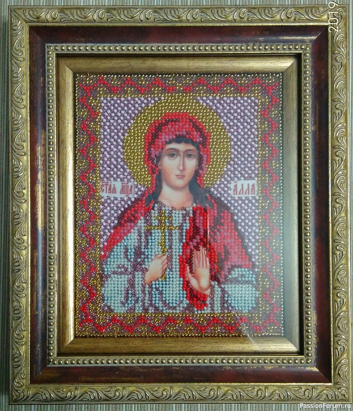 Вышивка икон бисером