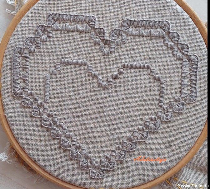 Закладка-кармашек для книг (Хардангер)