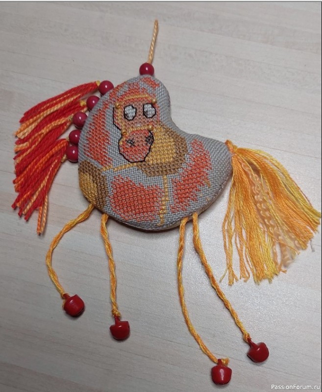 И мои кони (вышивка крестом)