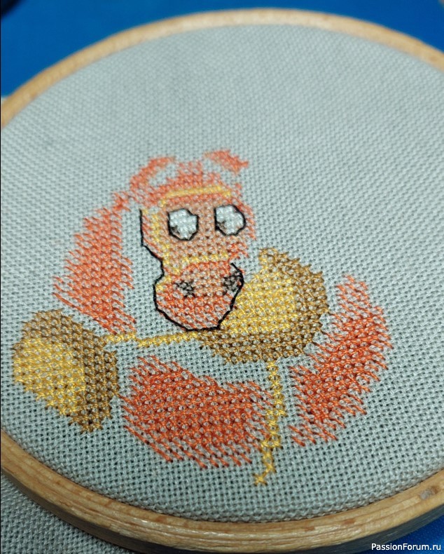 И мои кони (вышивка крестом)