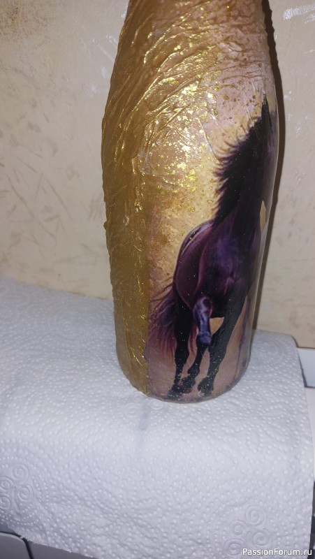 Праздничная бутылка игристого напитка "Две стихии"