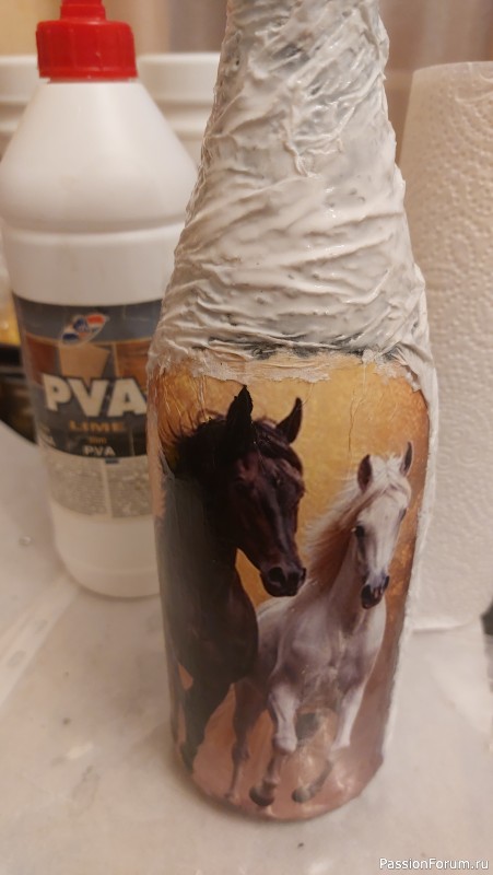 Праздничная бутылка игристого напитка "Две стихии"