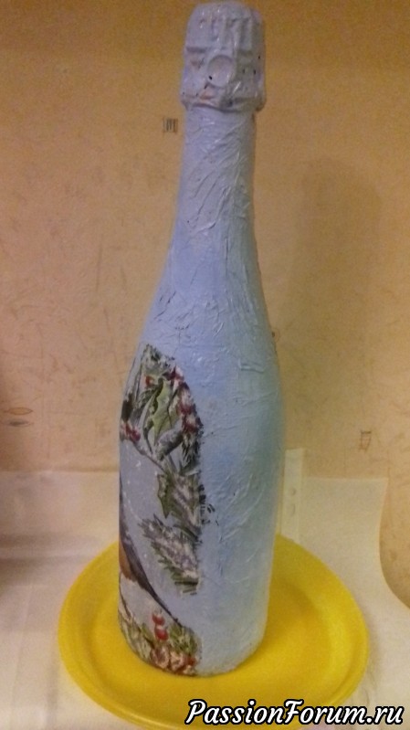 Конкурсная бутылка &quot;Птички-Синички&quot;.