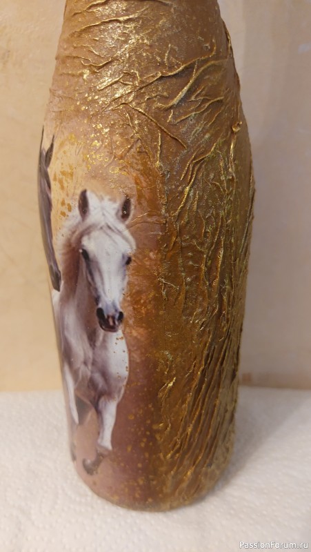 Праздничная бутылка игристого напитка "Две стихии"