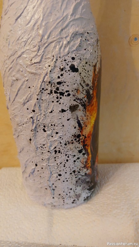 Праздничная бутылка игристого напитка “Властелин огня”