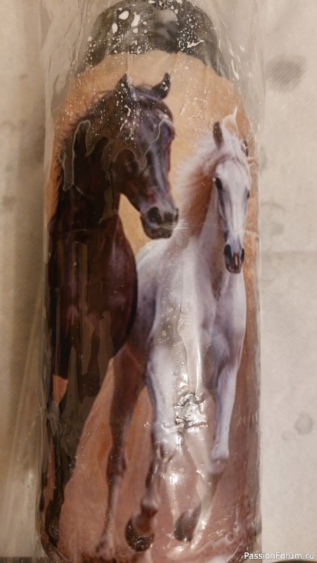 Праздничная бутылка игристого напитка "Две стихии"