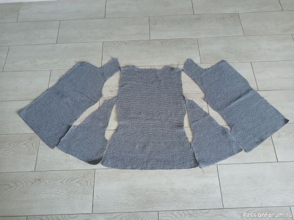 Жакет-пиджак с подкройными бочками. Сама придумала